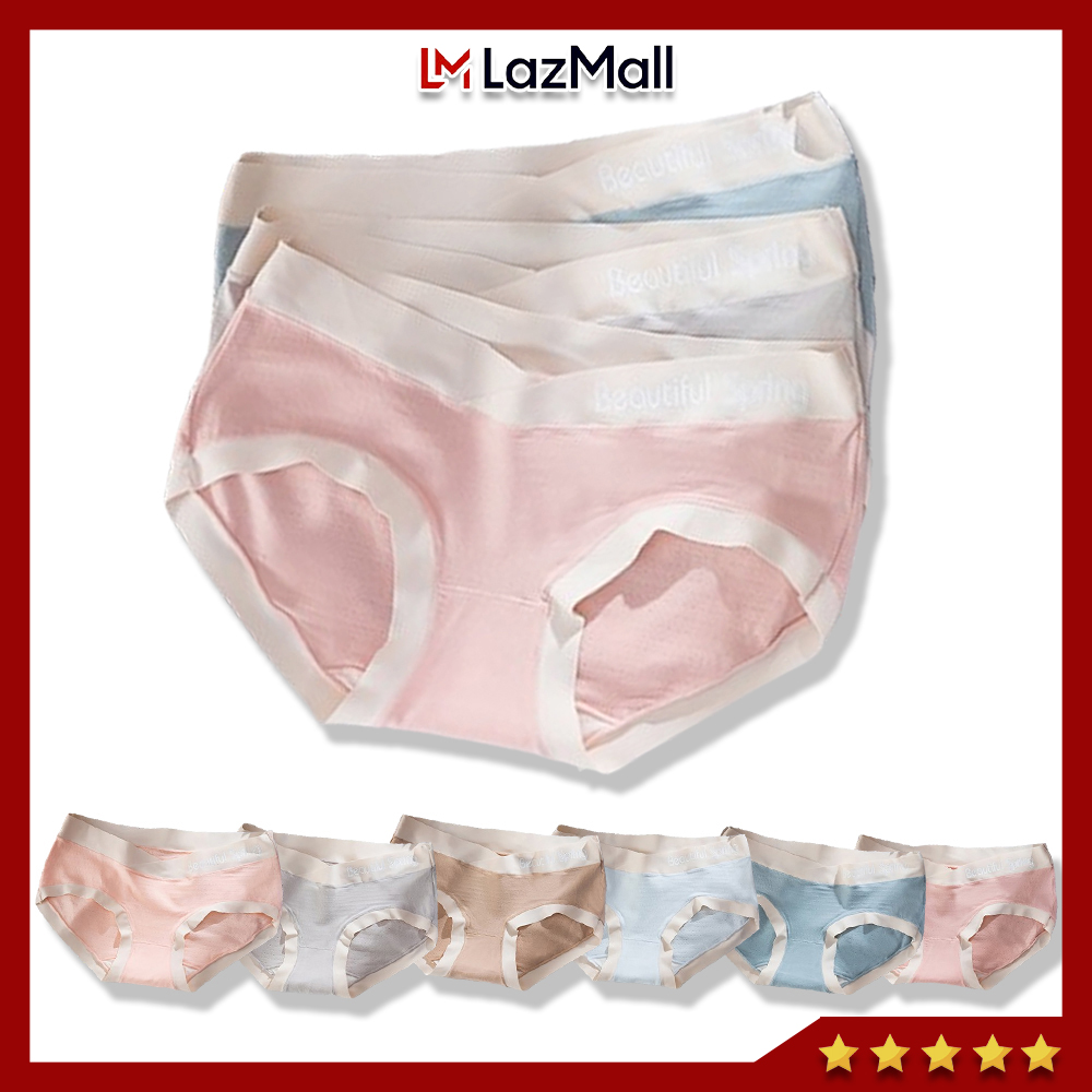 Quần Lót Cotton Lưng Thấp Cỡ Lớn Dành Cho Mẹ Bầu