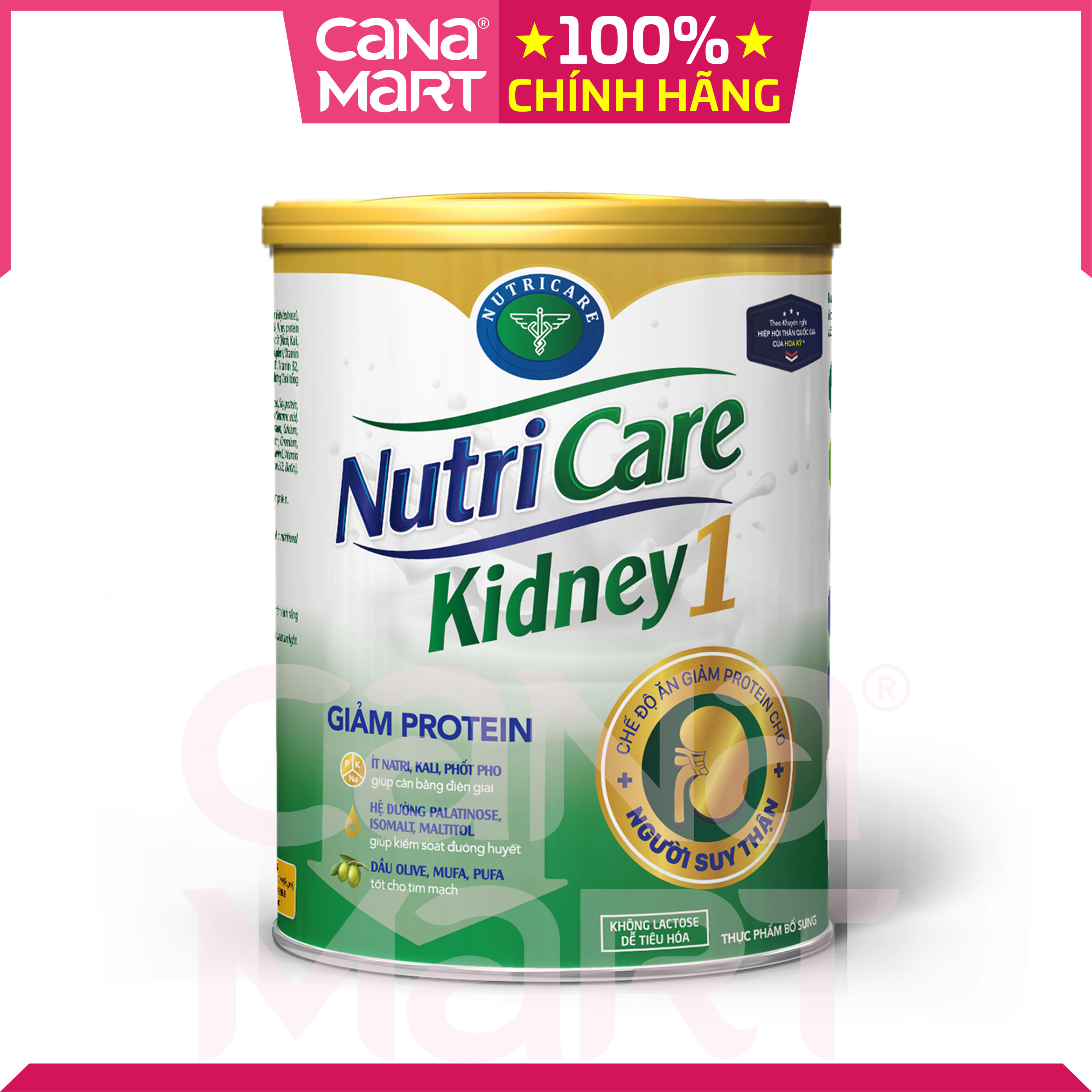 Sữa bột Nutricare Kidney 1 dinh dưỡng cho người suy thận, tiền chạy thận nhân tạo