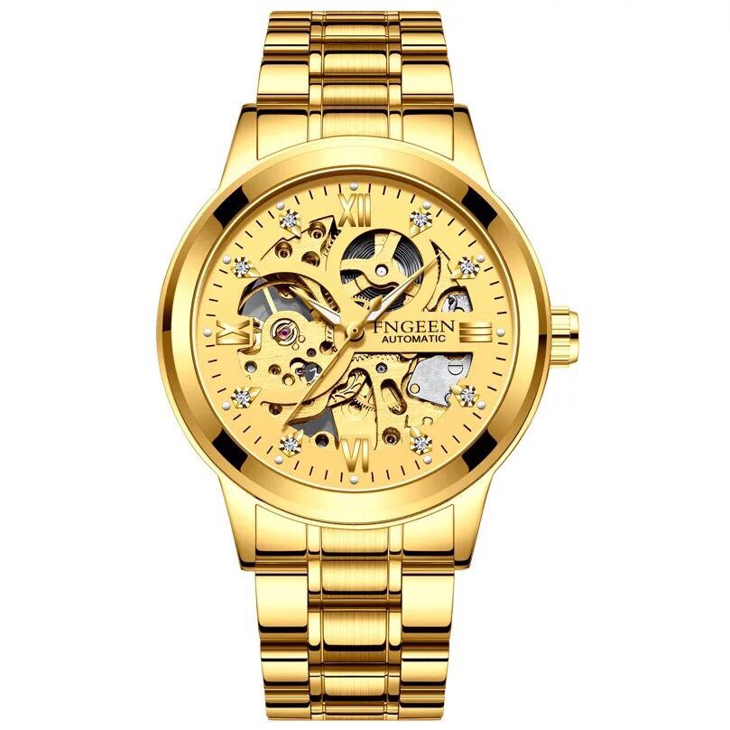 ĐỒNG HỒ CƠ NAM FNGEEN 666 DÂY THÉP KHÔNG GỈ THỜI TRANG CAO CẤP