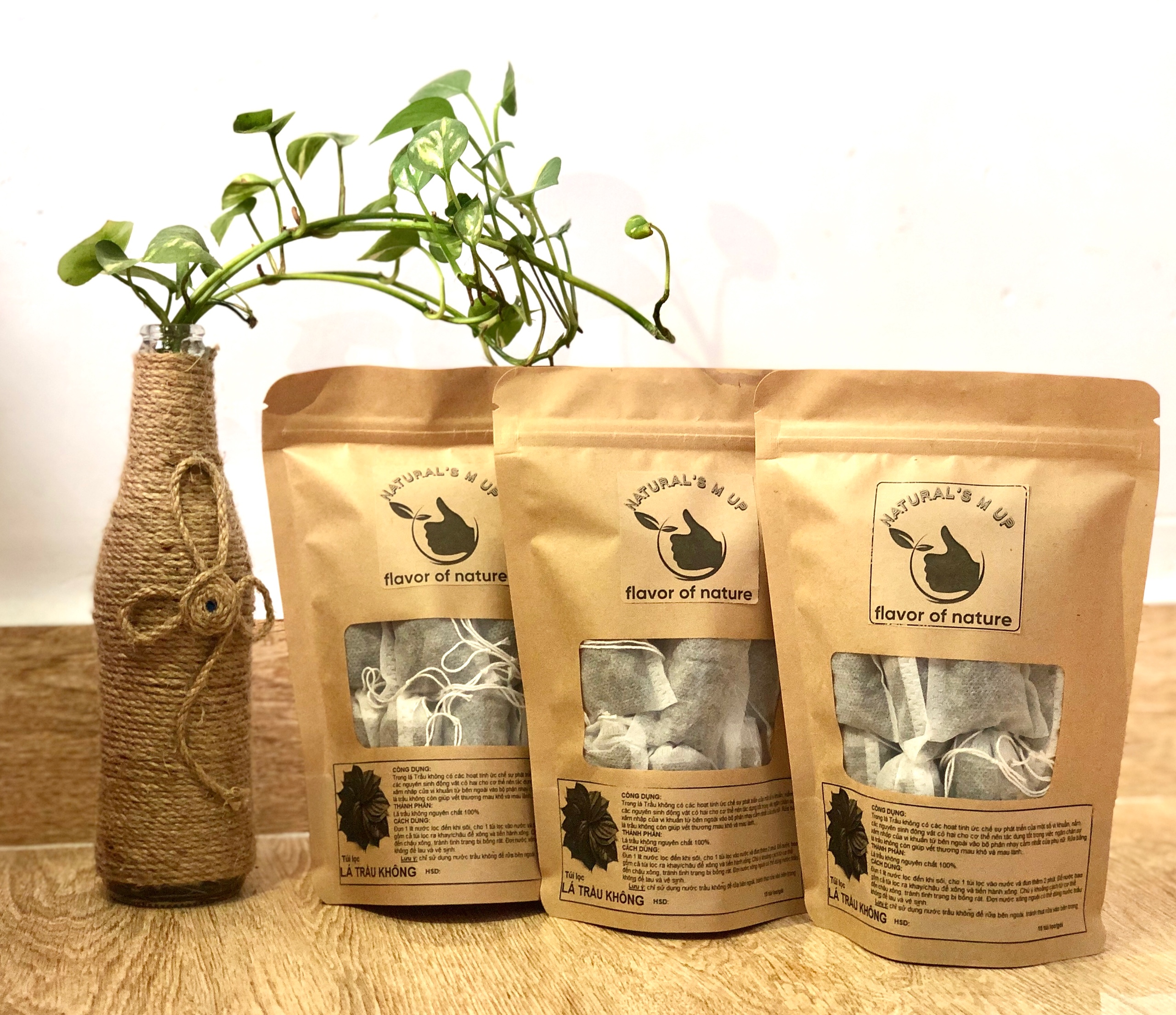 LÁ TRẦU KHÔNG XÔNG HƠ VÙNG KÍN (15 Túi lọc/gói)