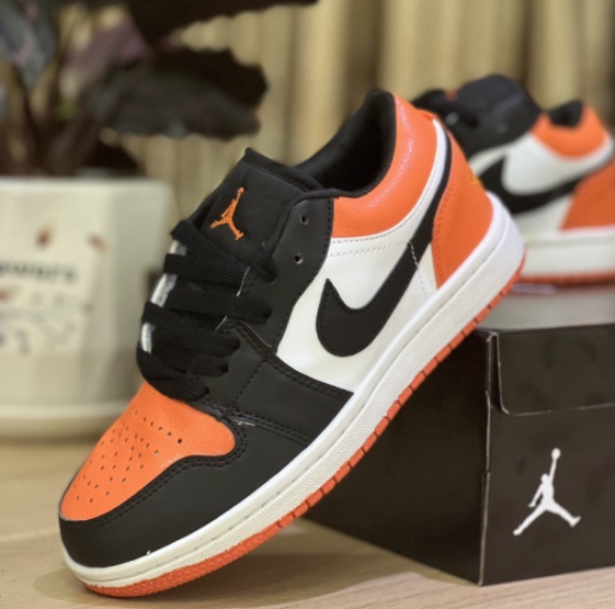 Giày jordan cổ thấp, GIày Jordan cam thấp hàng cao cấp full box