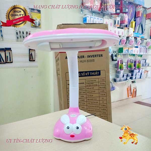 Đèn học để bàn chống cận thị màu hồng hình thỏ ngộ nghĩnh