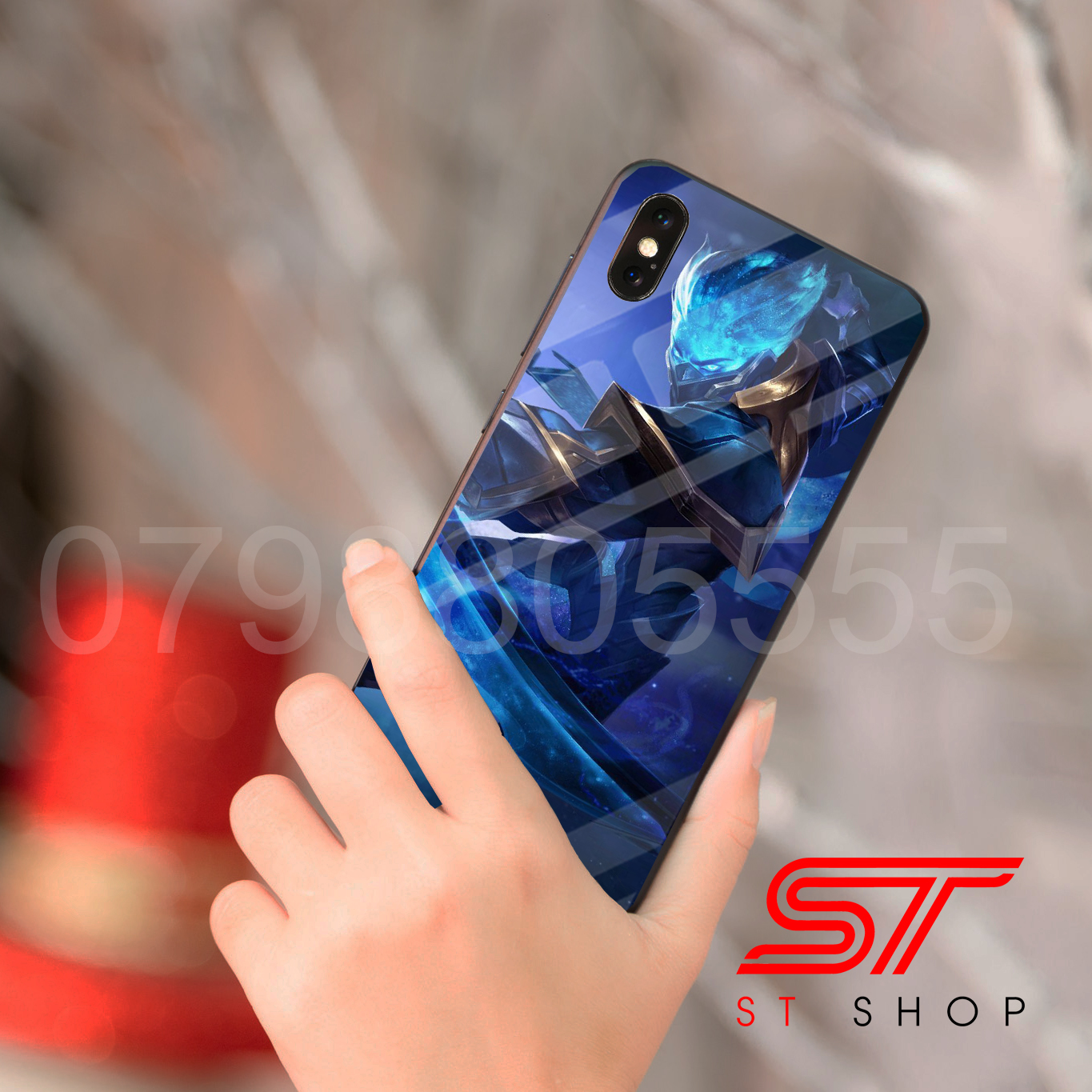 Ốp lưng kính in hình tướng Murad Liên Quân cho dòng máy iPhone