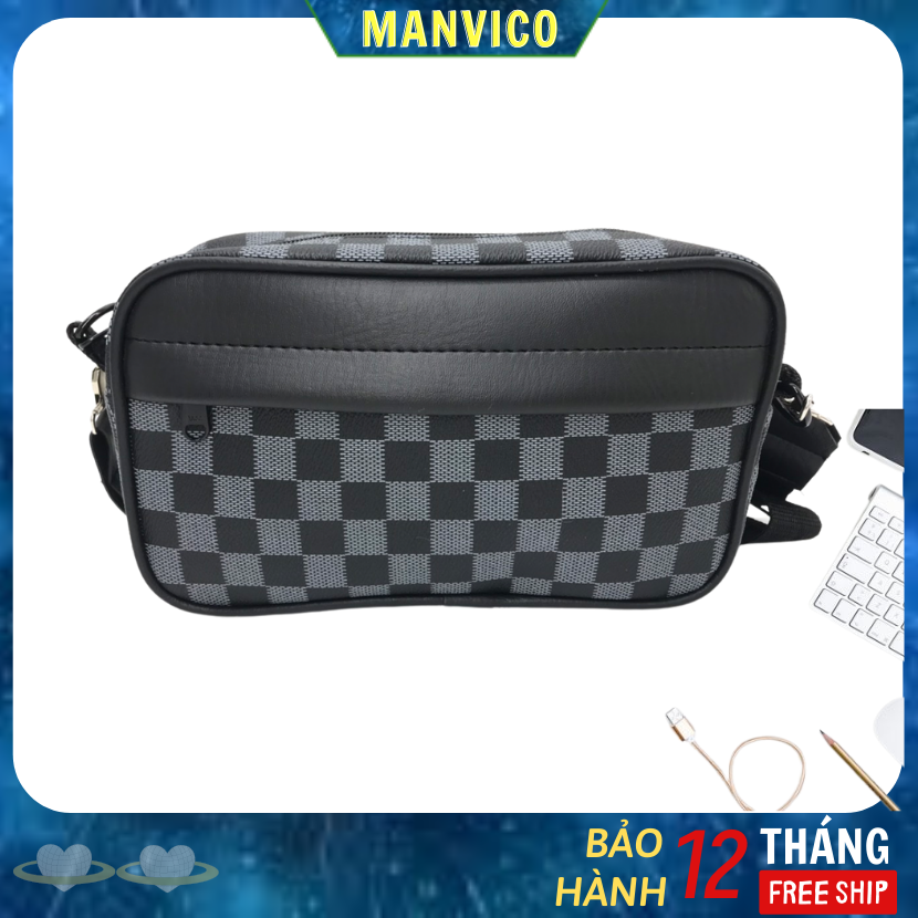 Túi đeo chéo caro nam nữ thời trang TDC02