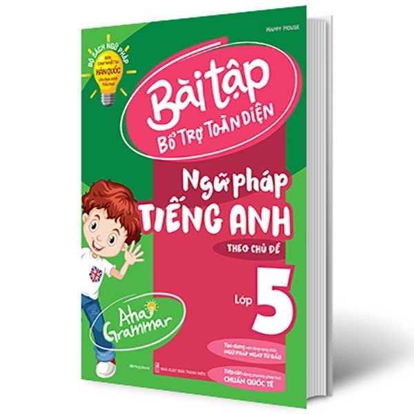 Sách - aha grammar - bài tập bổ trợ toàn diện ngữ pháp tiếng anh lớp 5