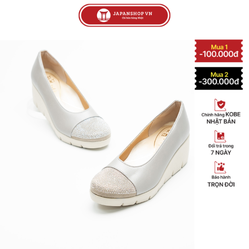 Giày búp bê đế xuồng nữ KOSU 39606 dáng sang siêu nhẹ cao gót 5,5cm made in Japan