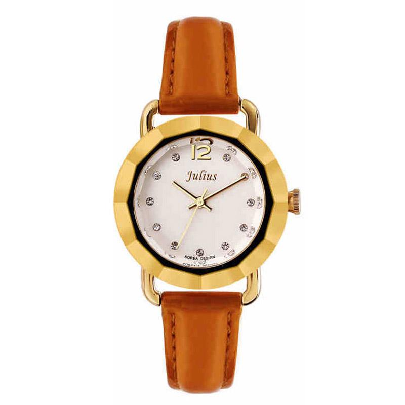 Sale off đồng hồ nữ julius hàn quốc ja-801 dây da