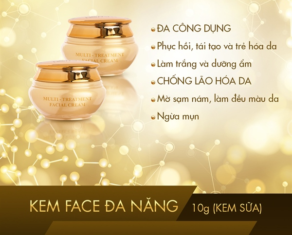 Kem face đa năng tinh chất vàng – nhân sâm hawon