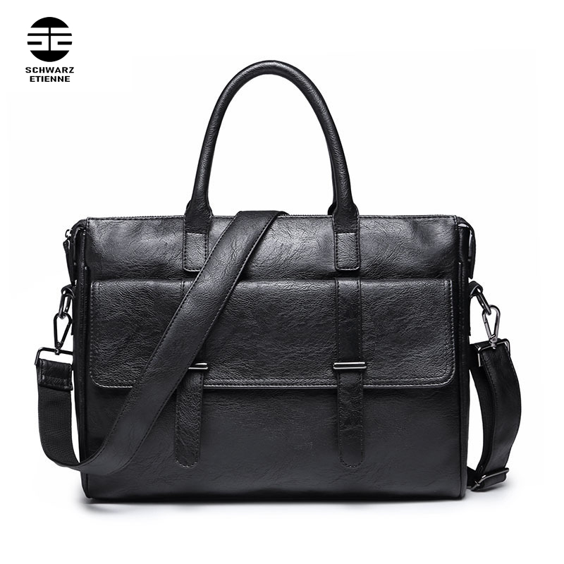 SCHWARZ ETIENNE Free Shipping New men s bag business casual briefcase