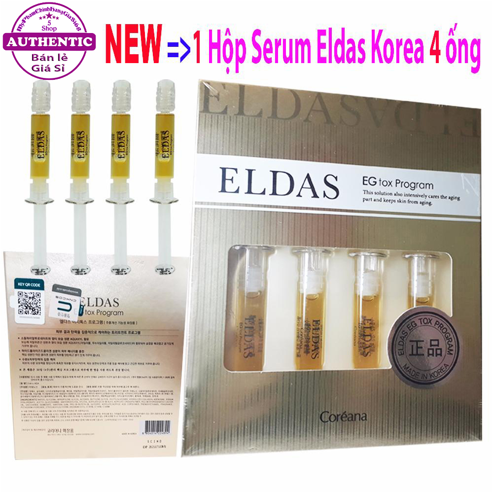 Hộp 4 ống serum tế bào gốc eldas hàn quốc
