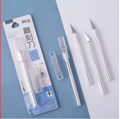 Dao cắt washi tape kèm 5 lưỡi dao sắc nhọn, dao điêu khắc gọt mô hình, tỉa giất