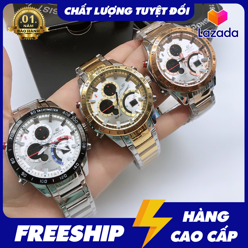 Đồng hồ Casio Edifice ERA-201D hàng cao cấp ( Tặng Pin + Fullbox )