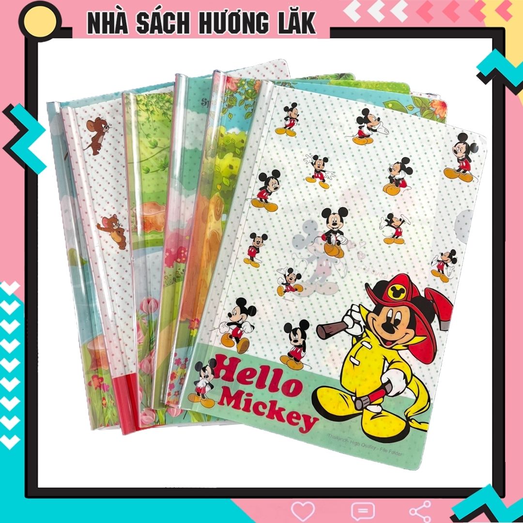 Bìa cây hình cute kẹp tài liệu, nhiều mẫu