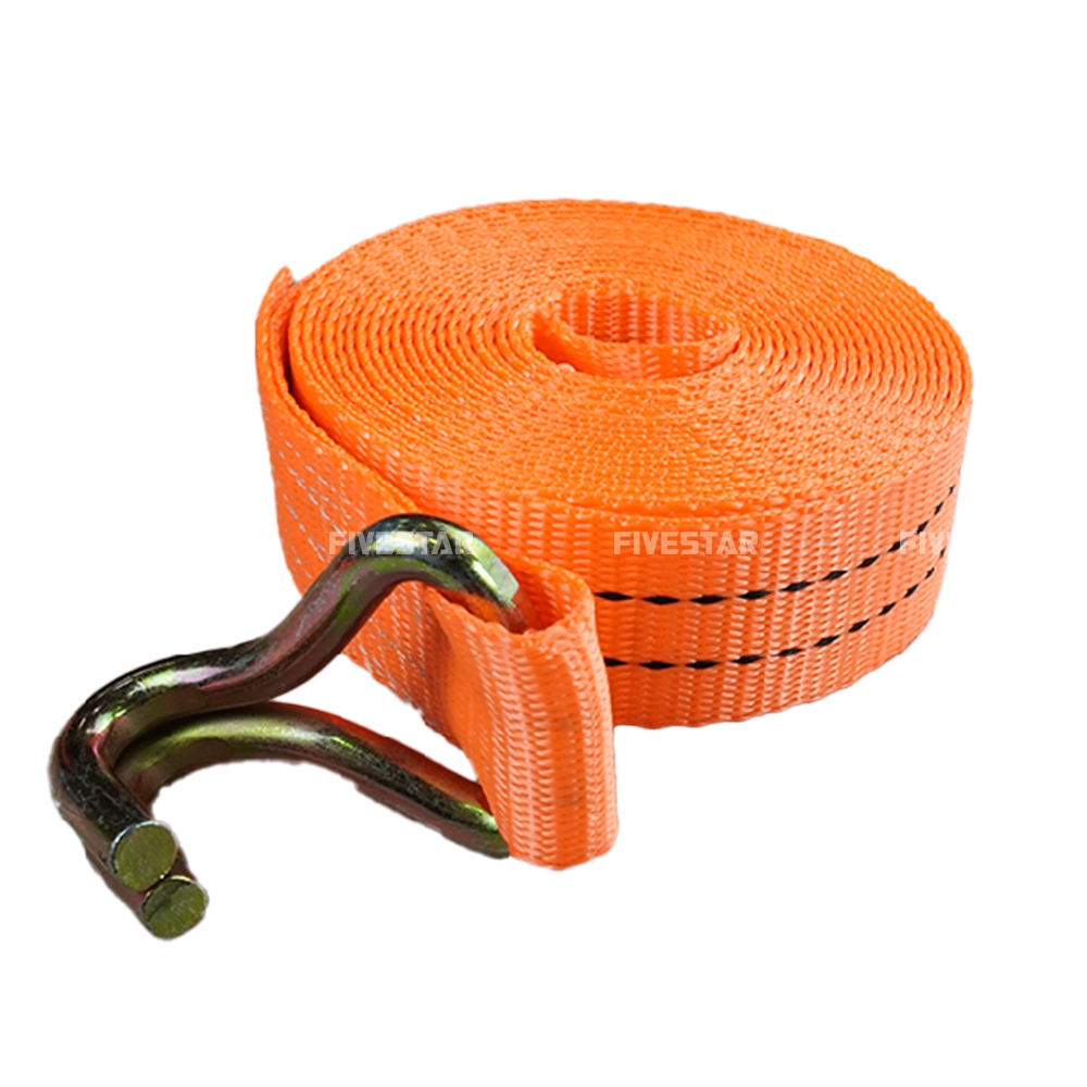 Phần dài dây chằng hàng tăng đơ bản 3.5cm móc J - Chất liệu dây 100% Polyester dài 3M, 5M, 8M, 10M, 12M, 15M