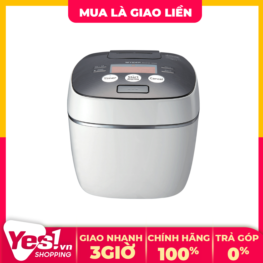 Nồi cơm điện tử cao tần áp suất kép tiger jpb-g10s 1 lít - bảo hành chính hãng - voucher 10% lên đến 800k
