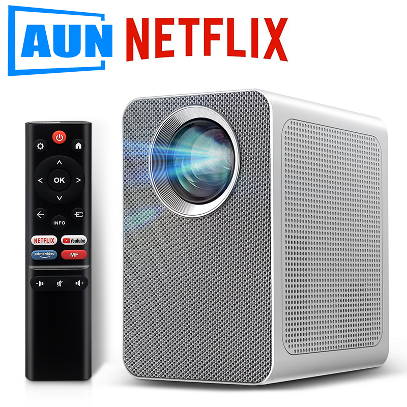 Netflix chính chủ-Máy chiếu mini Fullhd AUN ET50s Netflix 2023 nâng cấp của F90w/Netflix chính chủ/Dolby audio