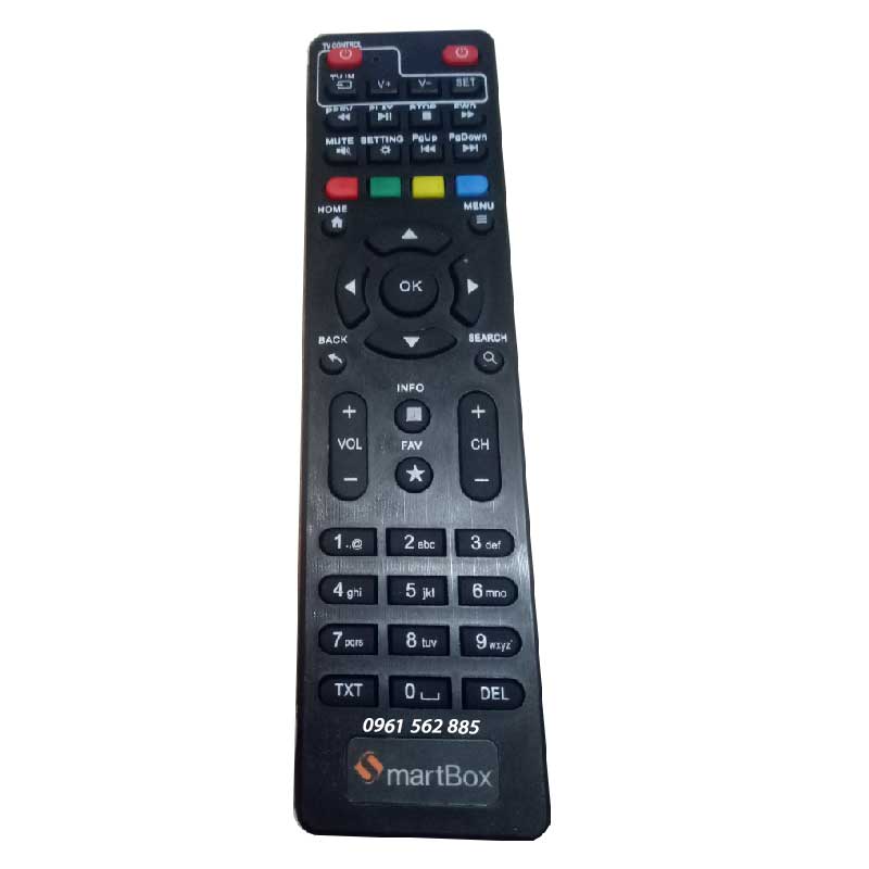 Điều khiển remote đầu thu vnpt smartbox