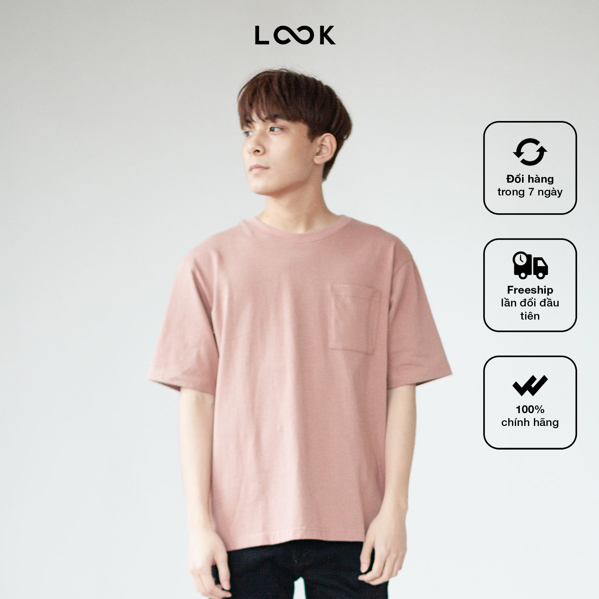 Áo Phông Oversize Look Pockerr Oversize Tee