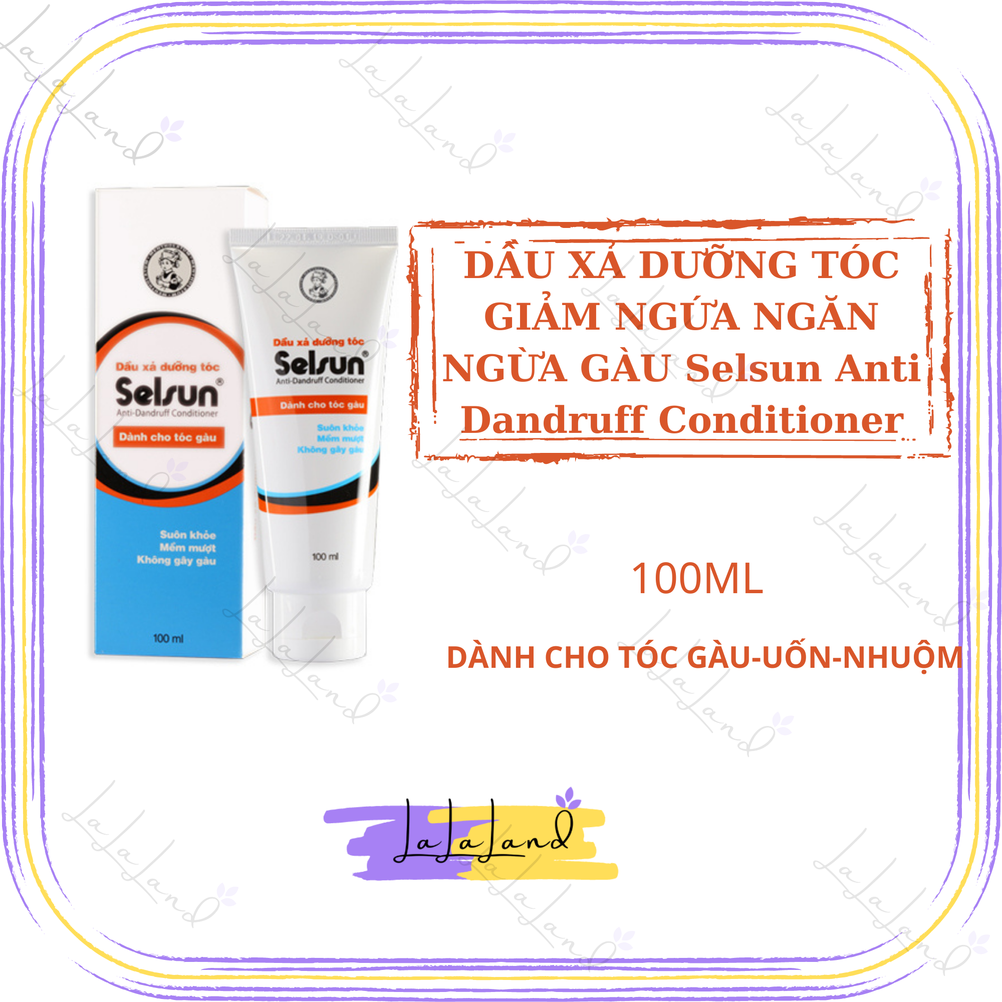[HCM]Dầu Xả Selsun Dưỡng Tóc Ngăn Ngừa Gàu 100ml Anti-Dandruff Conditioner