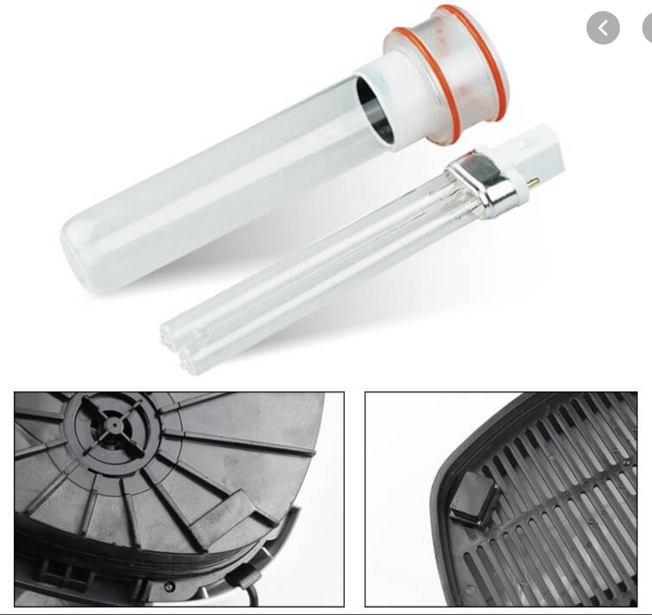 Chụp bóng đèn uv thay thế của lọc sunsun hw3000
