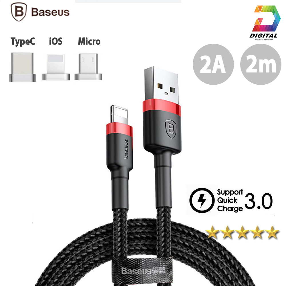 Cáp Sạc Nhanh Baseus Cafule Dài 2 Mét Chính Hãng