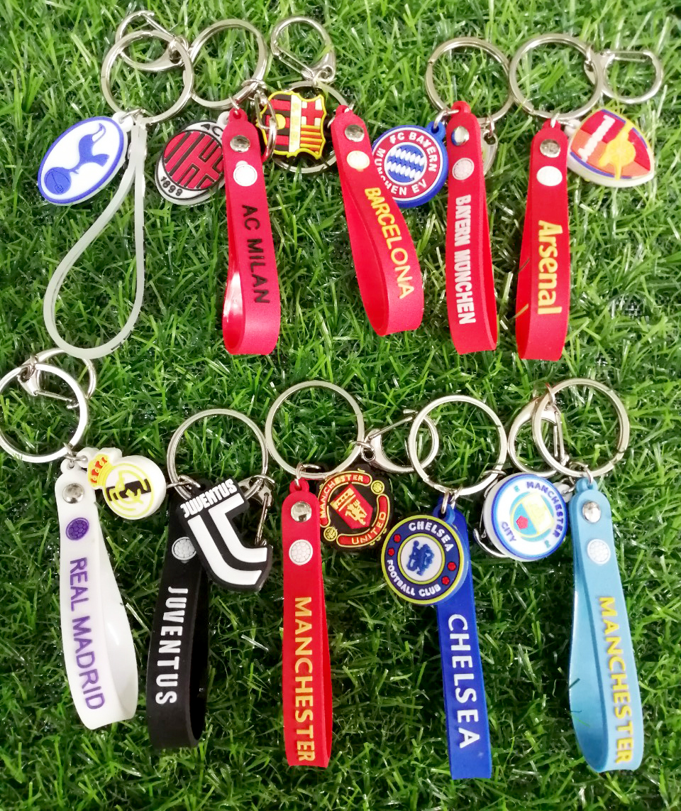Móc khóa logo kèm dây các CLB bóng đá