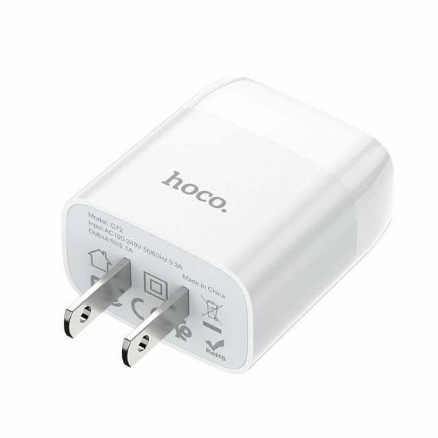 Cốc sạc nhanh hoco c72 1 cổng chính hãng bh 12 tháng - mẫu mới