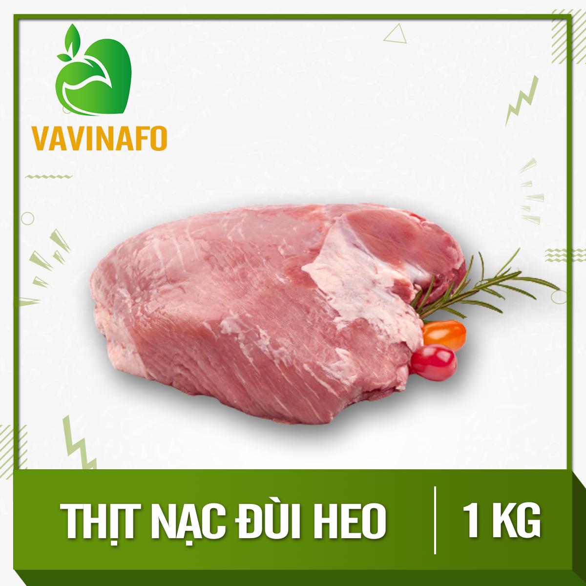 HCM - Nạc đùi heo (1 kg) - Thích hợp với các món luộc, kho, ram,...  - [Giao nhanh TPHCM]