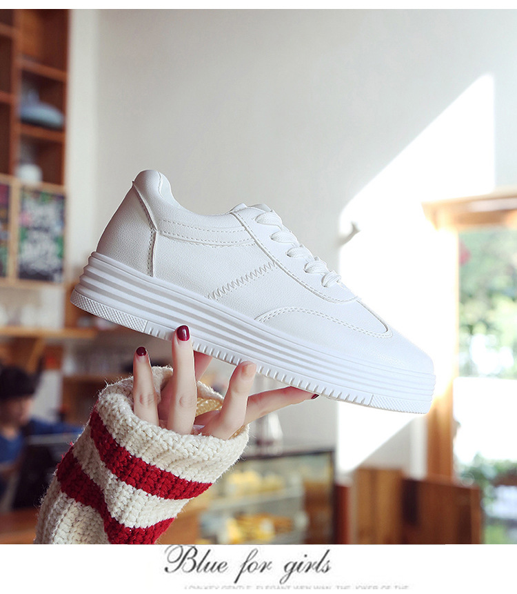 Giày thể thao nữ độn đế 4cm siêu êm. Sneaker nữ độn đế kiểu dáng hàn quốc.