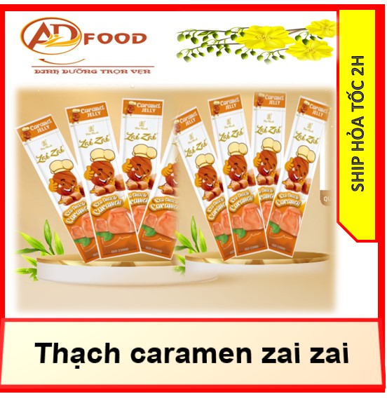 200gr thạch zai zai vị caramen  chia lẽ từ túi 500gr