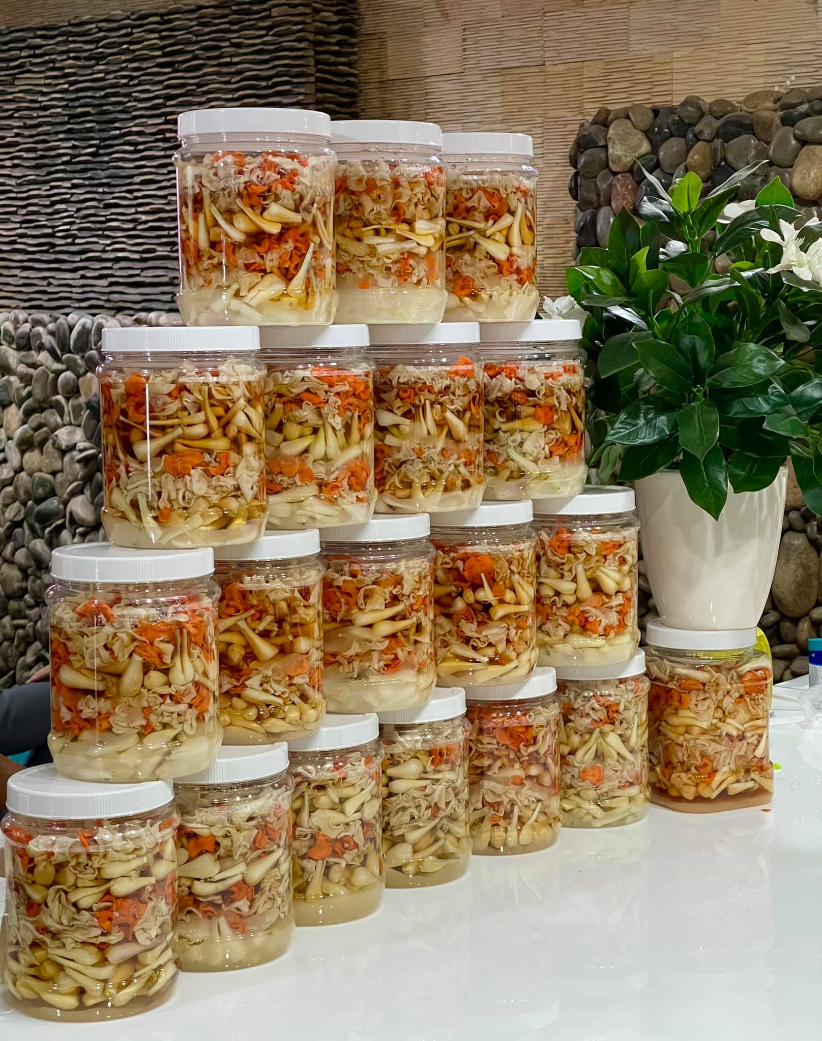 Dưa món củ kiệu 1kg [mắm cá cơm nguyên chất]