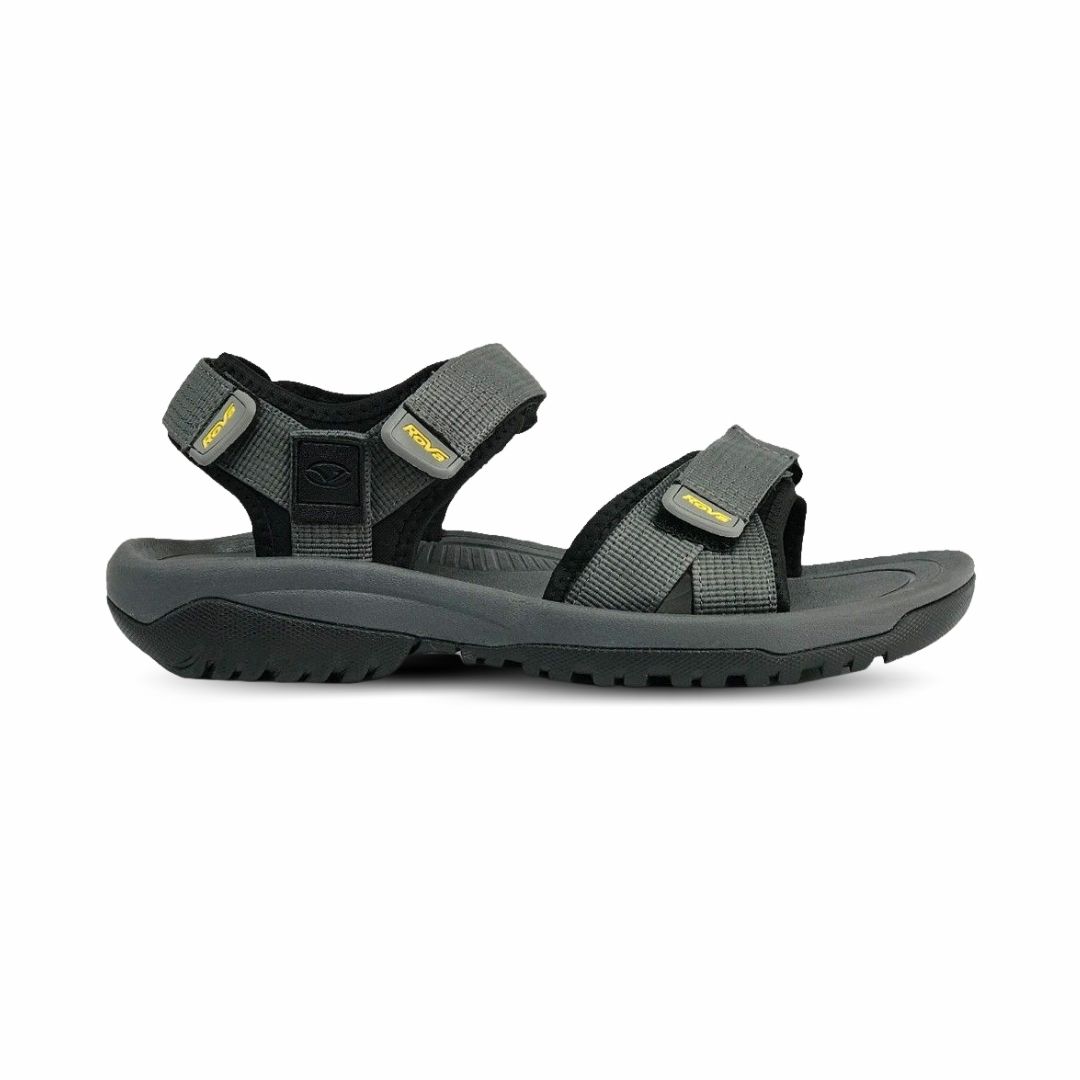 Sandal nam chính hãng hiệu Rova 2 quai ngang RV679G màu xám