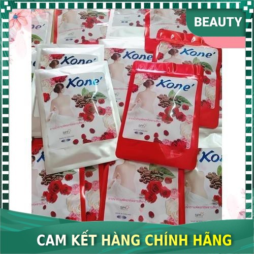 Tắm trắng Kone Thái Lan, tinh chất cafe hoa hồng dưỡng body
