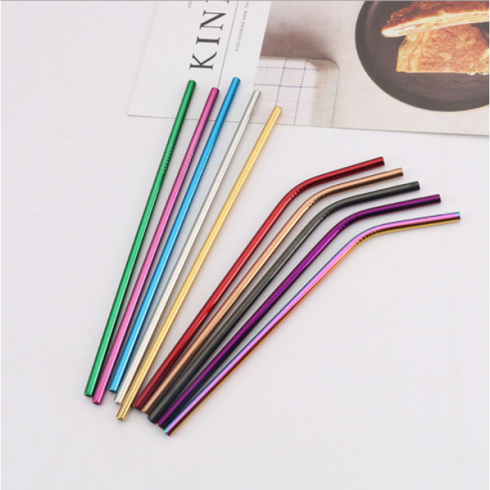 Bộ 4 món ống hút Inox nhiều màu đủ Size | Thép Không gỉ, Chính hãng ongtre