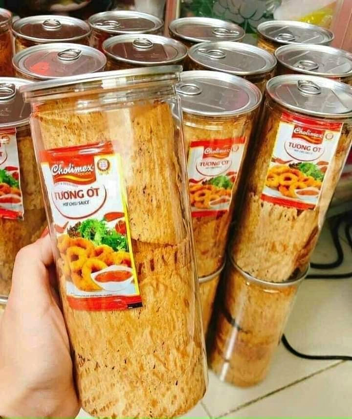 Khô mực cán tẩm gia vị siêu ngon - hủ 200gr