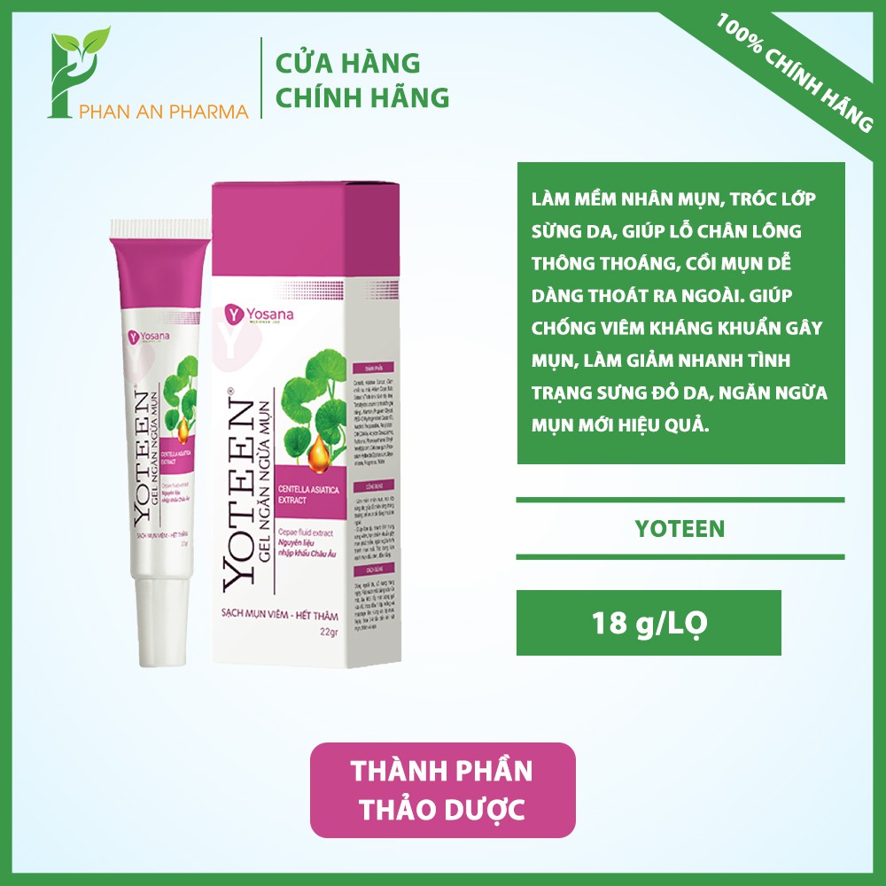 Kem hỗ trợ cải thiện tình trạng mụn hết thâm yoteen CN115
