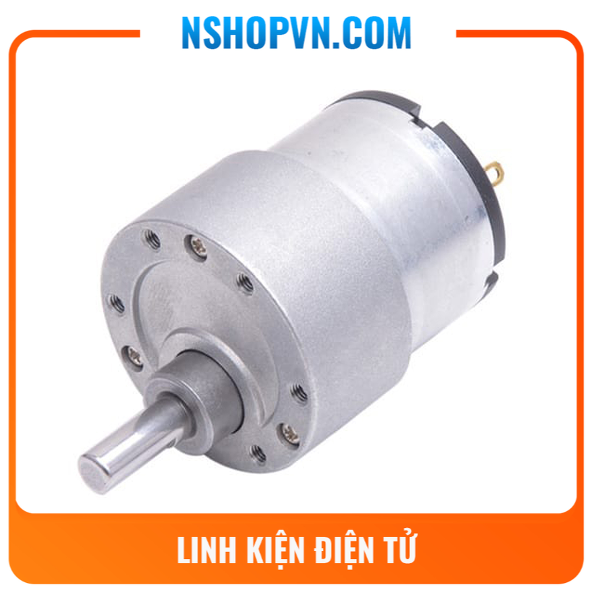 Động cơ giảm tốc JGB37 12V 130rpm