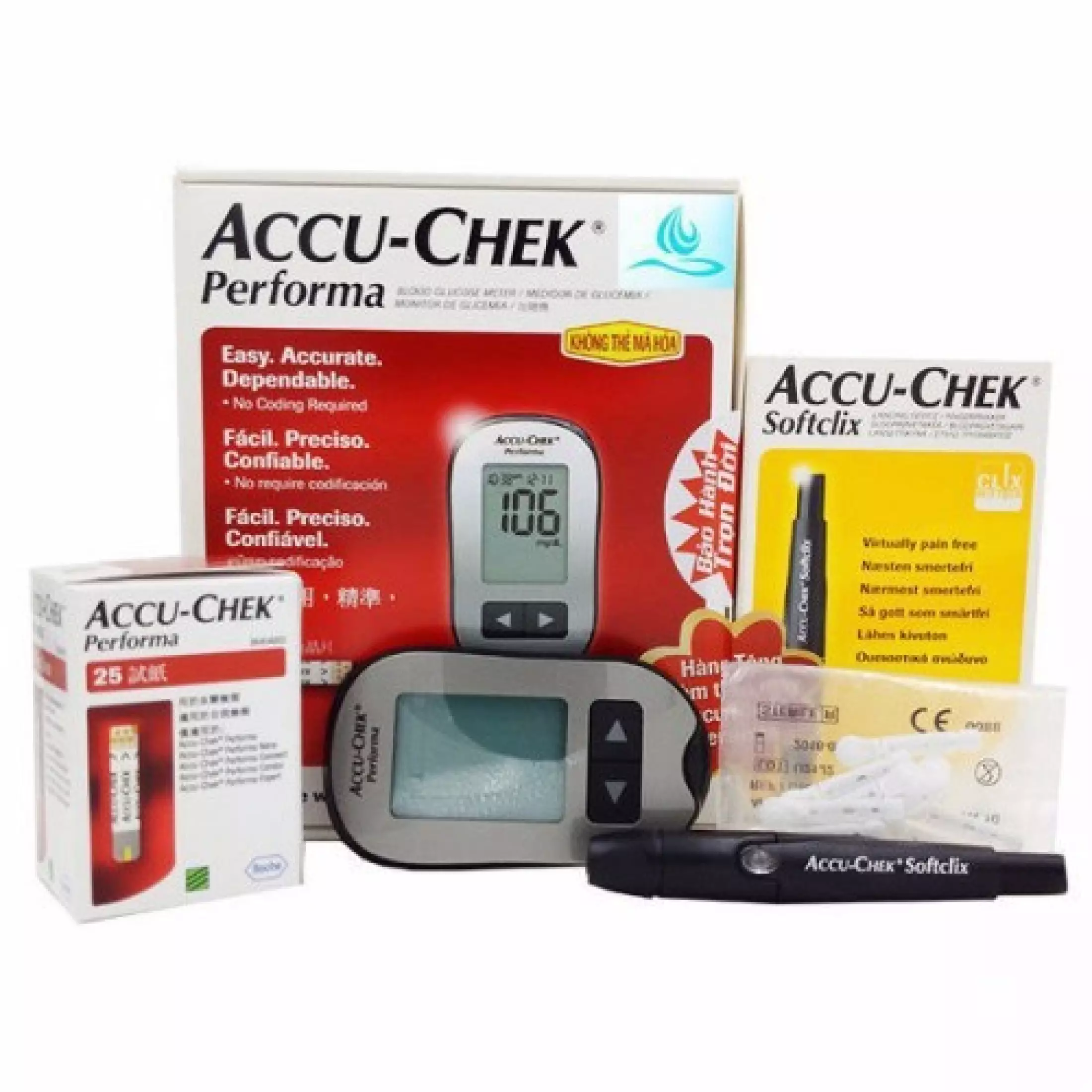 Máy đo đường huyết Accu-chek