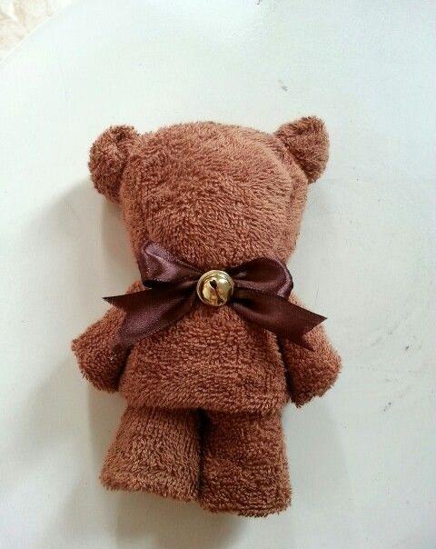 [HCM]( Mua 10 tặng 1)Khăn mặt xếp thành hình bé gấu teddy cực đáng iu