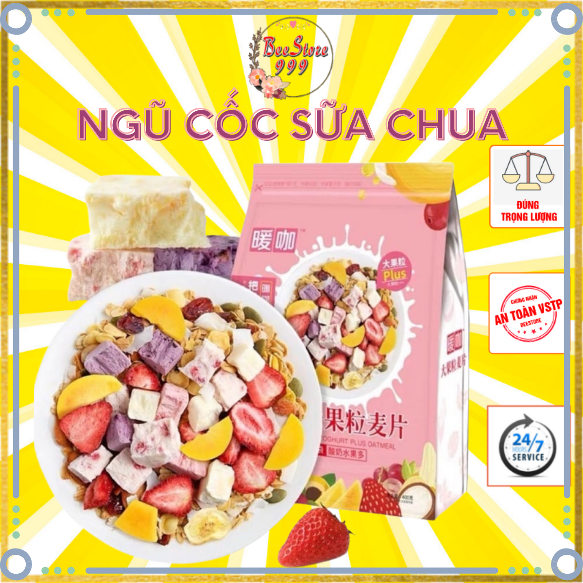 Ngũ cốc sữa chua ăn kiêng