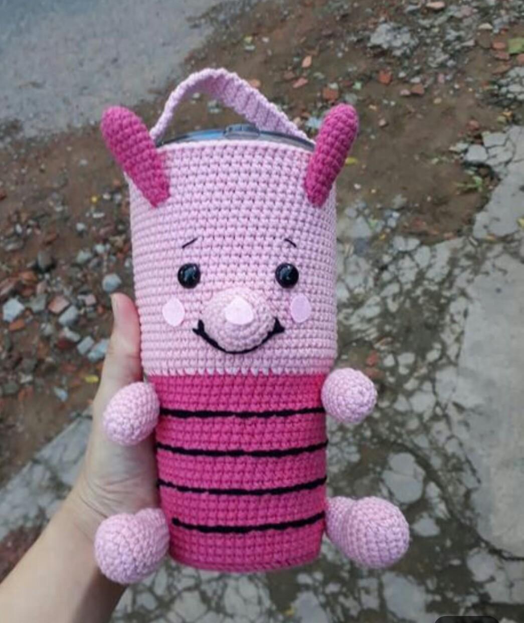 [HCM]Túi đeo cho ly yeti 900ml Chú ý SP  ko bao gồm ly (SP chỉ bao gồm túi đan tay handmade)