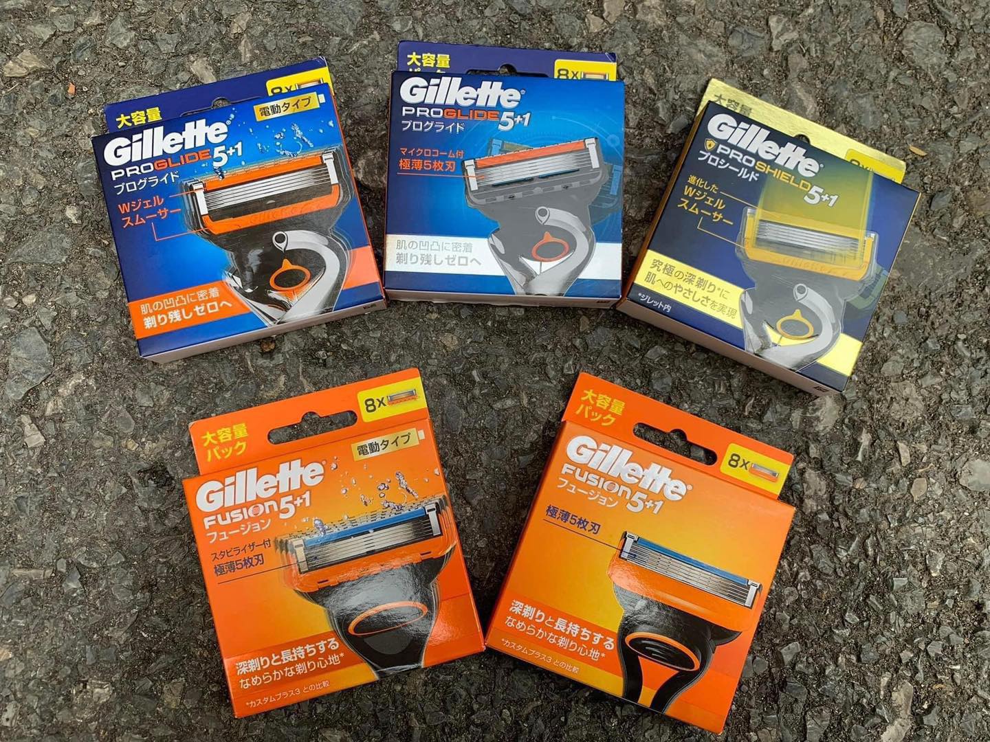 Hộp 8 đầu dao cạo Gillette Fusion5 (đầu cạo 5+1)