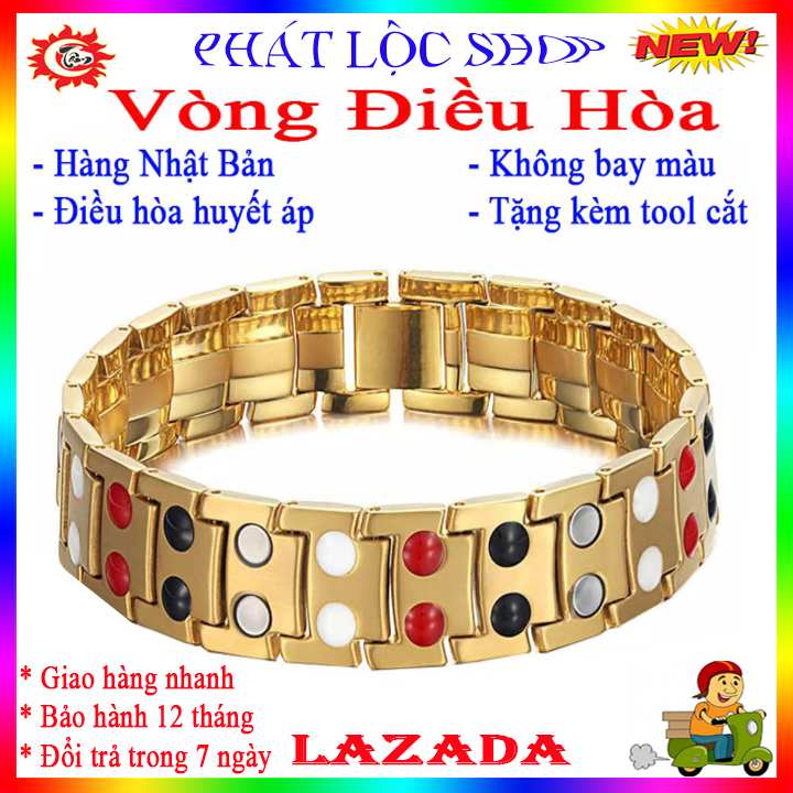 Vòng tay nam, Vòng đeo tay điều hòa huyết áp, Lắc tay nam, Vong tay nam, Lac tay nam,Vòng tay phong thủy, Lắc tay vàng