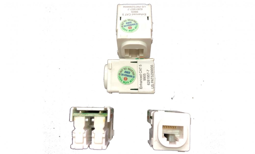 Combo 05 cái ổ cắm máy tính 8 dây sino s30rj88