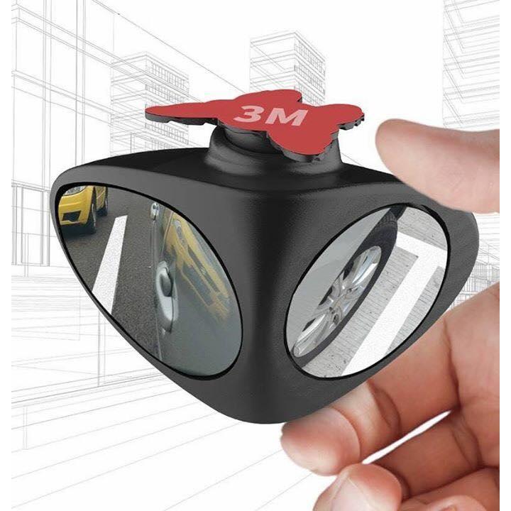 Gương cầu 360 độ hỗ trợ cập lề ô tô, nhỏ gọn mở rộng tầm nhìn gương chiếu hậu (Gương ghế phụ) B7838