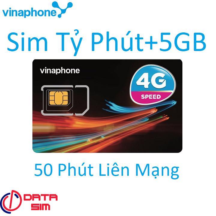 Freeship - chưa kích hoạt. sim vinaphone tỷ phút gọi 50 phút gọi ngoại mạng 5gb data 0đ