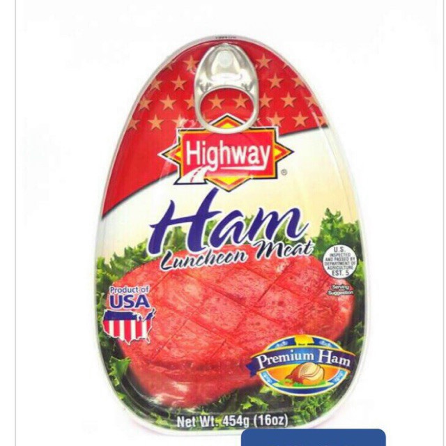 Thịt hộp ham mỹ 454g