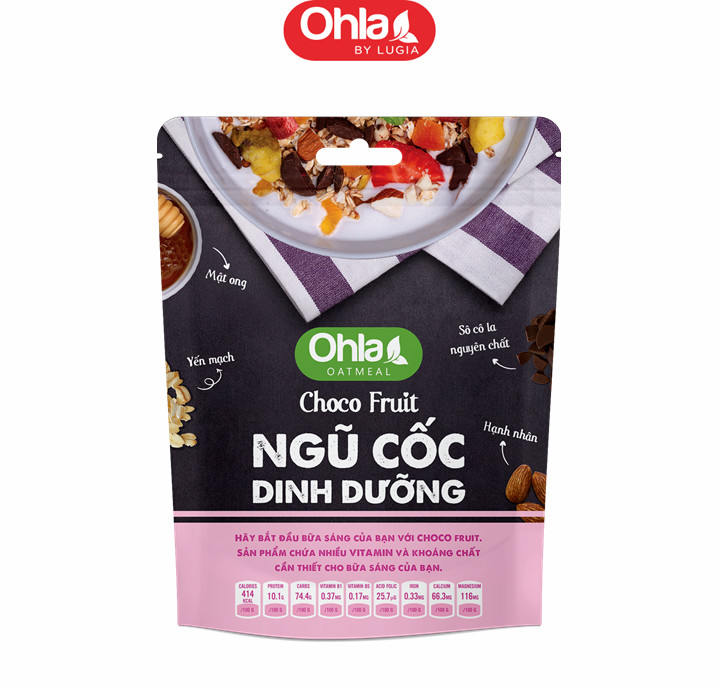 Ngũ Cốc Dinh Dưỡng Choco Fruit - 180gr
