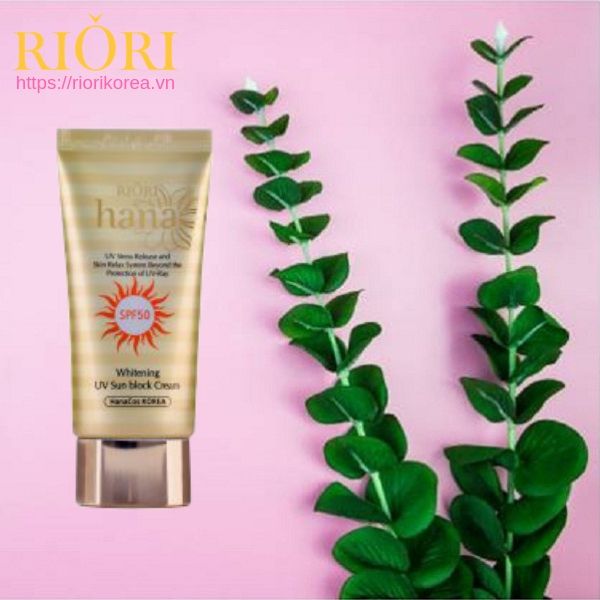 Kem chống nắng uv sun block cream riori