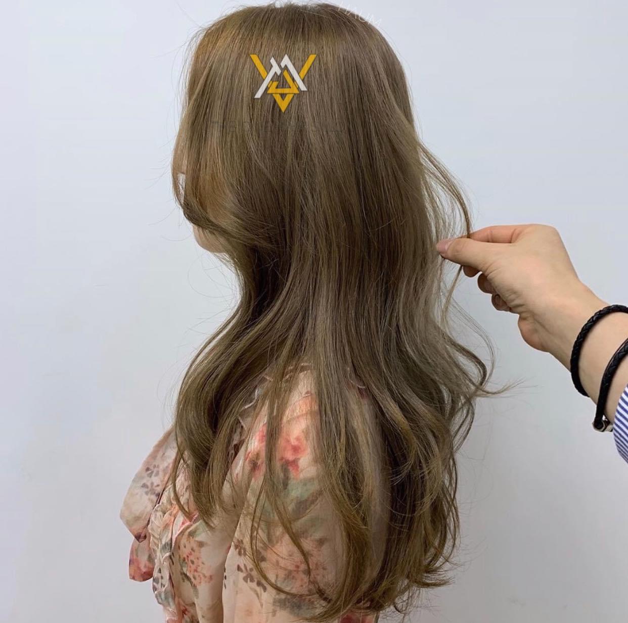 (Màu Nâu Sáng) Kem nhuộm tóc tại nhà COLORLINE mẫu mới, hàng nội địa Việt Nam, cam kết an toàn + tặng kem oxy trợ nhuộm